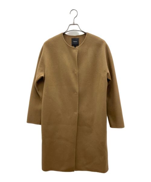 theory（セオリー）theory (セオリー) コート ブラウン サイズ:Pの古着・服飾アイテム