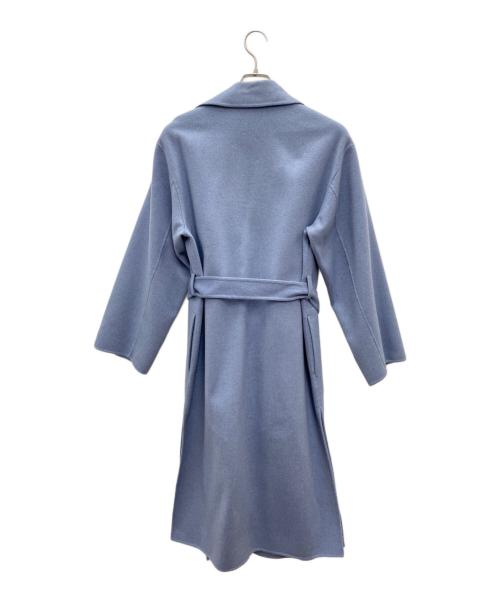 theory（セオリー）theory (セオリー) ミディ丈ガウンコート ブルー サイズ:Pの古着・服飾アイテム