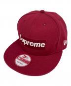 New Era×SUPREMEニューエラ×シュプリーム）の古着「キャップ」｜ワインレッド