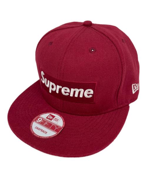 New Era（ニューエラ）New Era (ニューエラ) SUPREME (シュプリーム) キャップ ワインレッドの古着・服飾アイテム