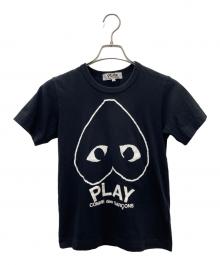 PLAY COMME des GARCONS（プレイコムデギャルソン）の古着「半袖カットソー」｜ブラック