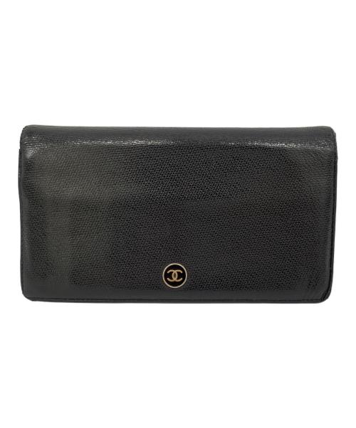 CHANEL（シャネル）CHANEL (シャネル) 長財布 ブラックの古着・服飾アイテム