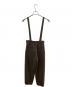 YONFA (ヨンファ) サスペンダー付パンツ ブラウン サイズ:XS：6000円