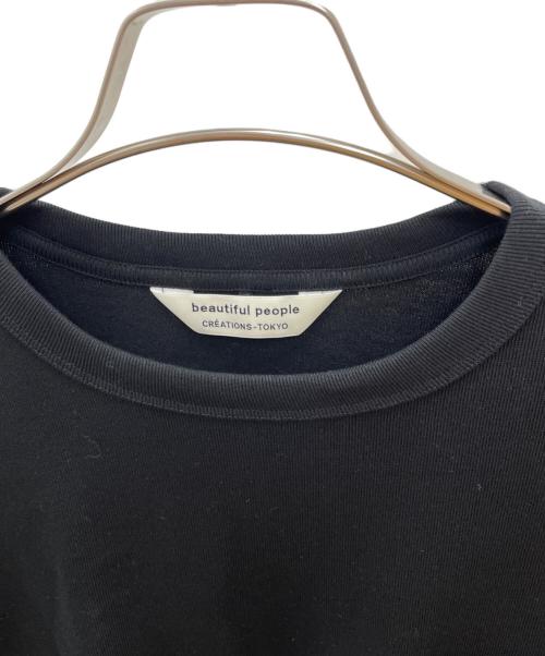 beautiful people（ビューティフルピープル）beautiful people (ビューティフルピープル) 長袖カットソー ブラック サイズ:Mの古着・服飾アイテム