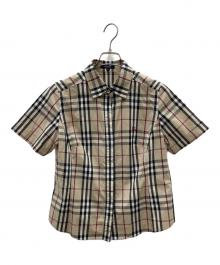 BURBERRY LONDON（バーバリーロンドン）の古着「半袖シャツ」｜ベージュ