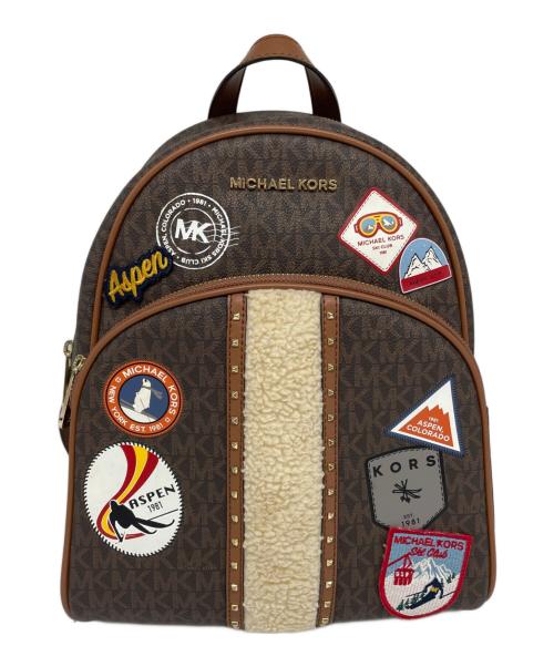 MICHAEL KORS（マイケル・コース）MICHAEL KORS (マイケル・コース) リュック ブラウンの古着・服飾アイテム