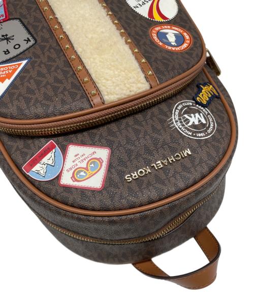 MICHAEL KORS（マイケル・コース）MICHAEL KORS (マイケル・コース) リュック ブラウンの古着・服飾アイテム