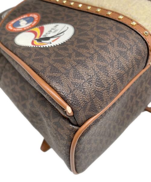 MICHAEL KORS（マイケル・コース）MICHAEL KORS (マイケル・コース) リュック ブラウンの古着・服飾アイテム