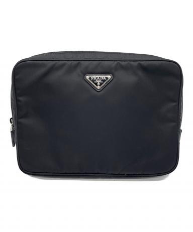 中古・古着通販】PRADA (プラダ) クラッチバッグ ブラック｜ブランド