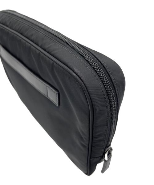 PRADA（プラダ）PRADA (プラダ) クラッチバッグ ブラックの古着・服飾アイテム