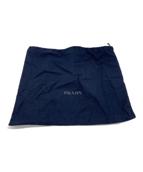 PRADA（プラダ）PRADA (プラダ) クラッチバッグ ブラックの古着・服飾アイテム