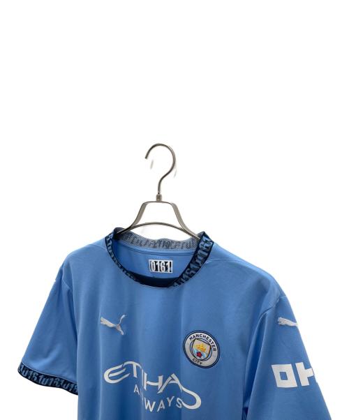 PUMA（プーマ）PUMA (プーマ) Manchester City (マンチェスター・シティ) ゲームシャツ スカイブルー サイズ:XLの古着・服飾アイテム