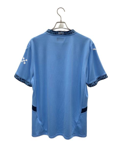 PUMA（プーマ）PUMA (プーマ) Manchester City (マンチェスター・シティ) ゲームシャツ スカイブルー サイズ:XLの古着・服飾アイテム
