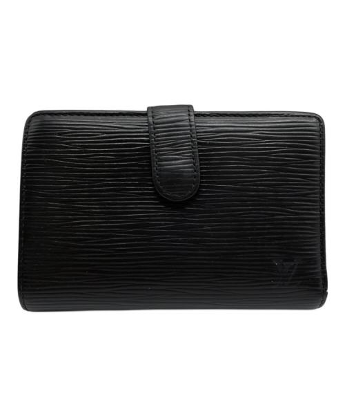 LOUIS VUITTON（ルイ ヴィトン）LOUIS VUITTON (ルイ ヴィトン) 2つ折り財布 ブラックの古着・服飾アイテム