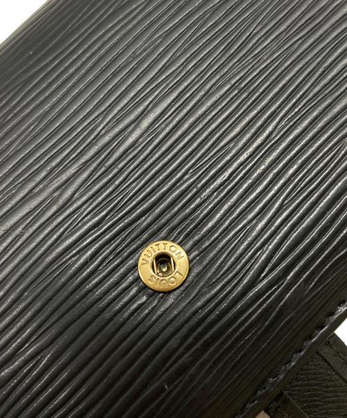 LOUIS VUITTON（ルイ ヴィトン）LOUIS VUITTON (ルイ ヴィトン) 2つ折り財布 ブラックの古着・服飾アイテム