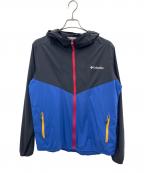Columbiaコロンビア）の古着「ナイロンジャケット」｜ブラック×ブルー