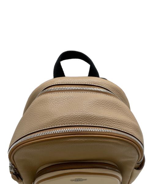 COACH（コーチ）COACH (コーチ) リュック ベージュ×ホワイトの古着・服飾アイテム