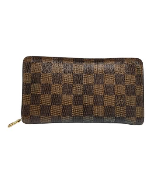 LOUIS VUITTON（ルイ ヴィトン）LOUIS VUITTON (ルイ ヴィトン) 長財布 ポルトモネ・ジップ ブラウンの古着・服飾アイテム