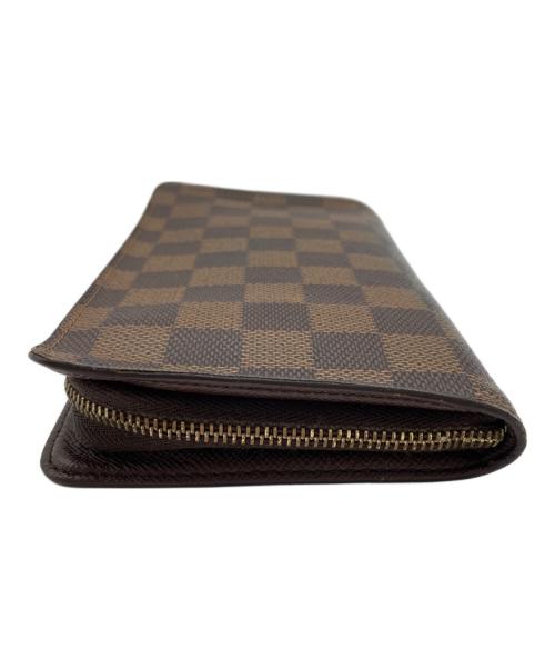 LOUIS VUITTON（ルイ ヴィトン）LOUIS VUITTON (ルイ ヴィトン) 長財布 ポルトモネ・ジップ ブラウンの古着・服飾アイテム