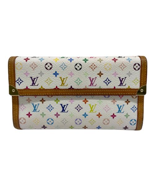 LOUIS VUITTON（ルイ ヴィトン）LOUIS VUITTON (ルイ ヴィトン) 長財布 ポルトトレゾール・インターナショナル ホワイトの古着・服飾アイテム