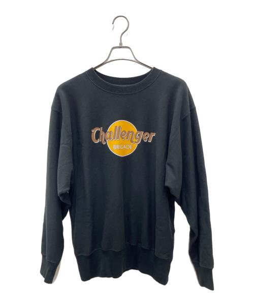 CHALLENGER（チャレンジャー）CHALLENGER (チャレンジャー) スウェット ブラック サイズ:Mの古着・服飾アイテム