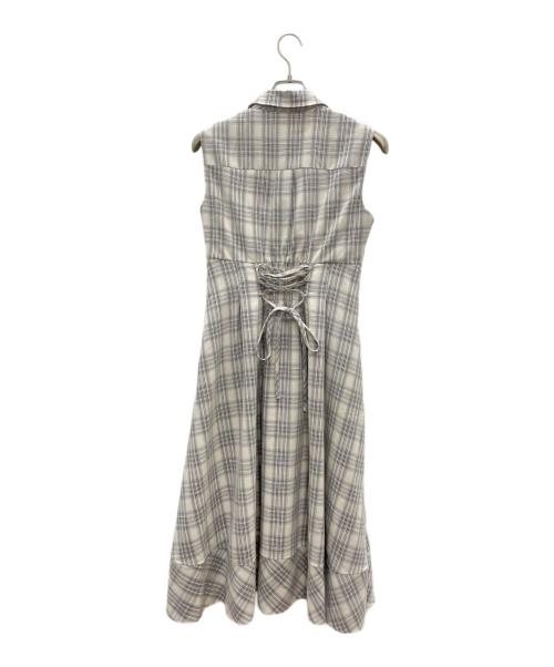 Swingle（スウィングル）Swingle (スウィングル) ノースリーブ・キャミソールワンピース ベージュ サイズ:Free 未使用品の古着・服飾アイテム