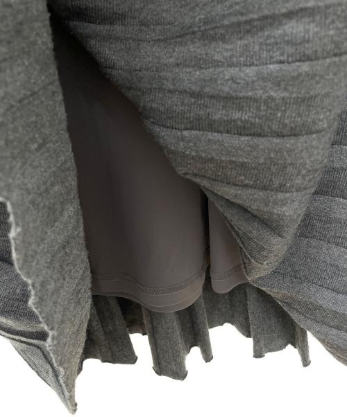 ETRE TOKYO（エトレトウキョウ）ETRE TOKYO (エトレトウキョウ) ニットスカート グレー サイズ:FREEの古着・服飾アイテム