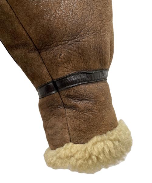 U.S.ARMY AIR FORCE（ユーエスアーミー エア フォース）U.S.ARMY AIR FORCE (ユーエスアーミー エア フォース) ムートンジャケット ブラウン サイズ:不明の古着・服飾アイテム