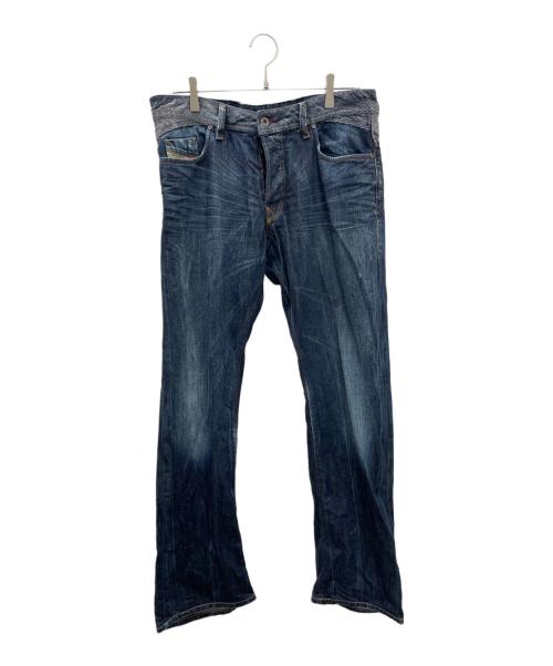 DIESEL（ディーゼル）DIESEL (ディーゼル) デニムパンツ ネイビー サイズ: 83.5cm (W33)の古着・服飾アイテム