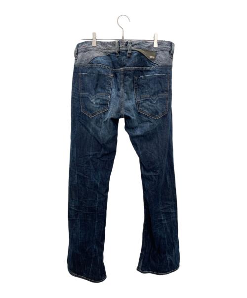 DIESEL（ディーゼル）DIESEL (ディーゼル) デニムパンツ ネイビー サイズ: 83.5cm (W33)の古着・服飾アイテム