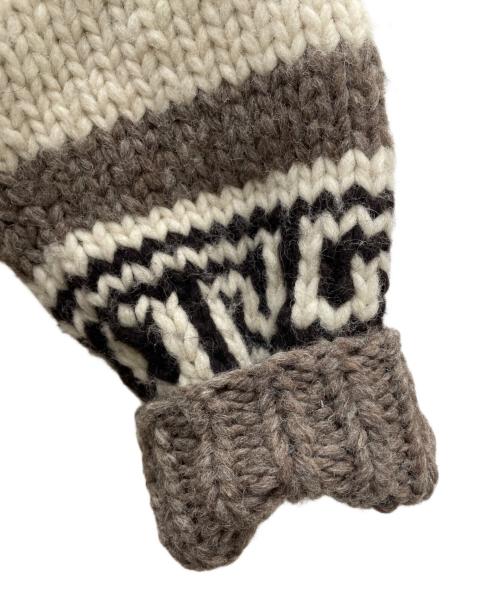 KANATA（カナタ）KANATA (カナタ) ウールジャケット グレー×ホワイト サイズ:Freeの古着・服飾アイテム