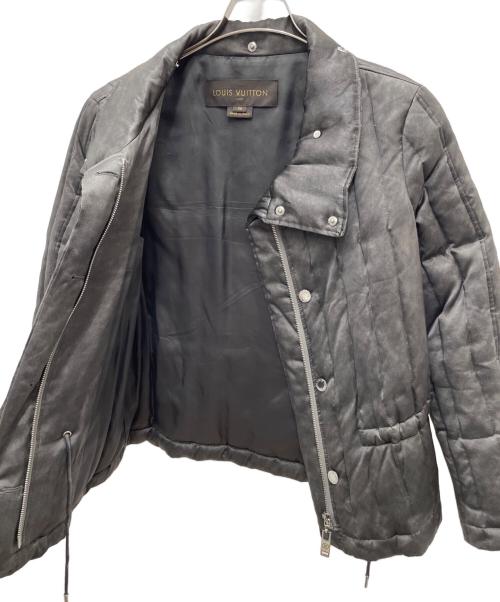 LOUIS VUITTON（ルイ ヴィトン）LOUIS VUITTON (ルイ ヴィトン) シルク中綿ブルゾン ブラック サイズ:UK 34の古着・服飾アイテム