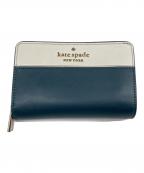 Kate Spadeケイトスペード）の古着「2つ折り財布」｜ネイビー