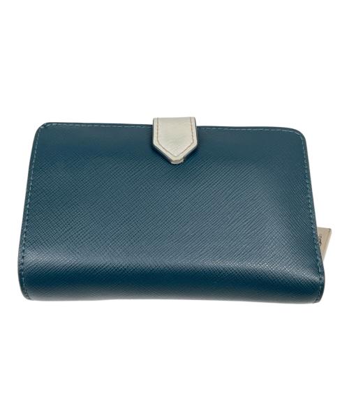 Kate Spade（ケイトスペード）Kate Spade (ケイトスペード) 2つ折り財布 ネイビーの古着・服飾アイテム