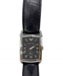 EMPORIO ARMANI（エンポリオアルマーニ）の古着「腕時計」｜ブラック