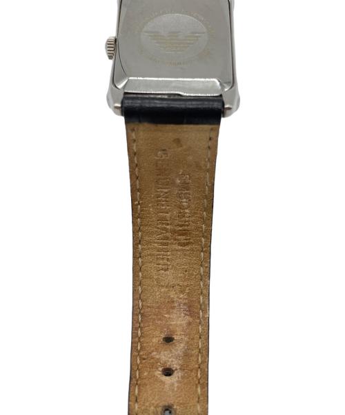 EMPORIO ARMANI（エンポリオアルマーニ）EMPORIO ARMANI (エンポリオアルマーニ) 腕時計 ブラックの古着・服飾アイテム