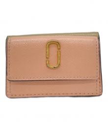 MARC JACOBS（マークジェイコブス）の古着「3つ折り財布」｜ピンクベージュ