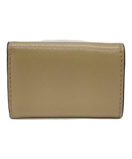 MARC JACOBS（マークジェイコブス）MARC JACOBS (マークジェイコブス) 3つ折り財布 ピンクベージュの古着・服飾アイテム