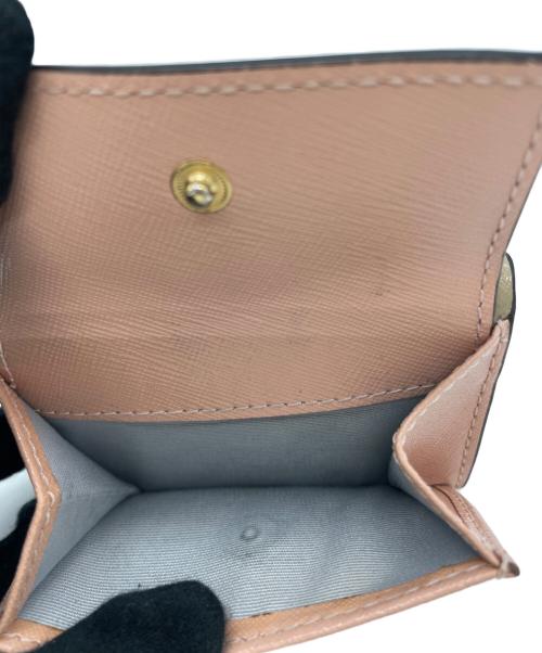 MARC JACOBS（マークジェイコブス）MARC JACOBS (マークジェイコブス) 3つ折り財布 ピンクベージュの古着・服飾アイテム
