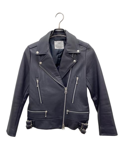 LOST DESSAU & CO（ロストデッサウ）LOST DESSAU & CO (ロストデッサウ) レザージャケット ネイビー サイズ:36の古着・服飾アイテム