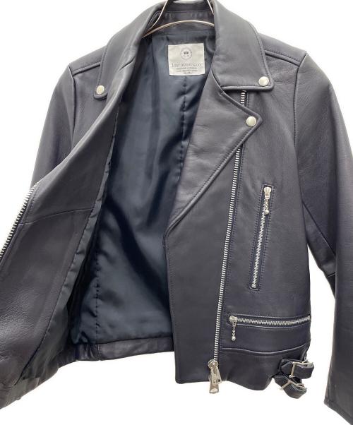 LOST DESSAU & CO（ロストデッサウ）LOST DESSAU & CO (ロストデッサウ) レザージャケット ネイビー サイズ:36の古着・服飾アイテム