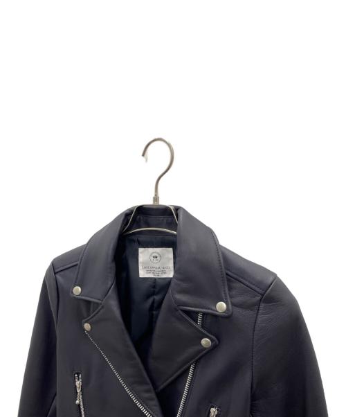 LOST DESSAU & CO（ロストデッサウ）LOST DESSAU & CO (ロストデッサウ) レザージャケット ネイビー サイズ:36の古着・服飾アイテム