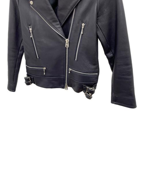 LOST DESSAU & CO（ロストデッサウ）LOST DESSAU & CO (ロストデッサウ) レザージャケット ネイビー サイズ:36の古着・服飾アイテム