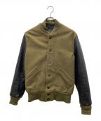 SCHOTT BROS.ショット）の古着「バーシティジャケット」｜グリーン