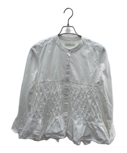 ne quittez pas（ヌキテパ）ne quittez pas (ヌキテパ) 長袖ブラウス ホワイト サイズ:Mの古着・服飾アイテム