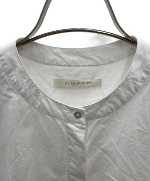 ne quittez pas（ヌキテパ）ne quittez pas (ヌキテパ) 長袖ブラウス ホワイト サイズ:Mの古着・服飾アイテム