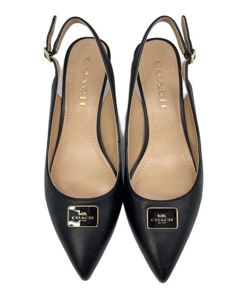 COACH（コーチ）COACH (コーチ) ヒールパンプス ブラック サイズ:23.5cmの古着・服飾アイテム