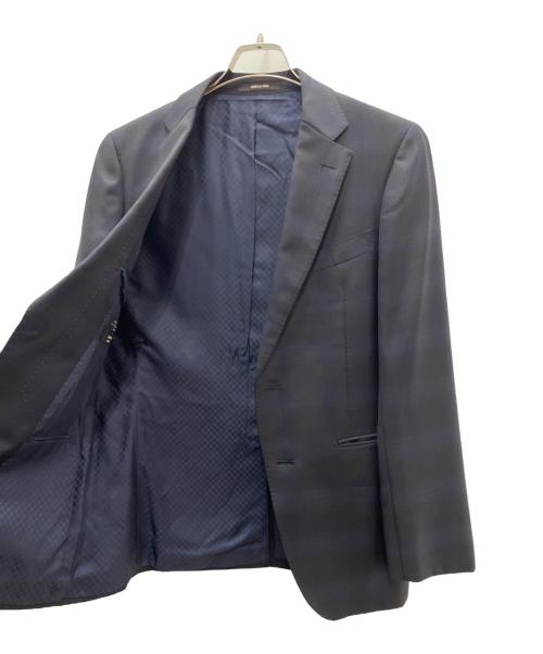 COMME CA MEN（コムサ・メン）COMME CA MEN (コムサ・メン) セットアップスーツ ネイビー×ブラック サイズ:Sの古着・服飾アイテム