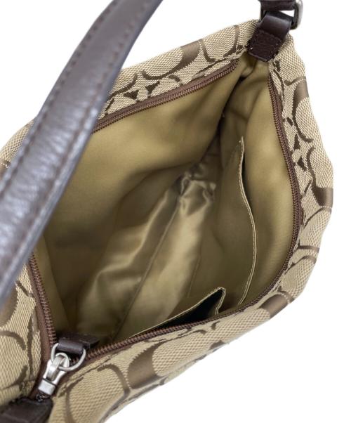 COACH（コーチ）COACH (コーチ) 2WAYバッグ ベージュ×ブラウンの古着・服飾アイテム