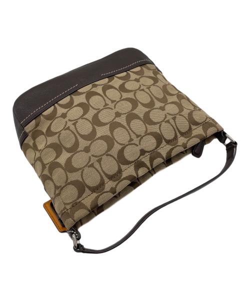 COACH（コーチ）COACH (コーチ) 2WAYバッグ ベージュ×ブラウンの古着・服飾アイテム